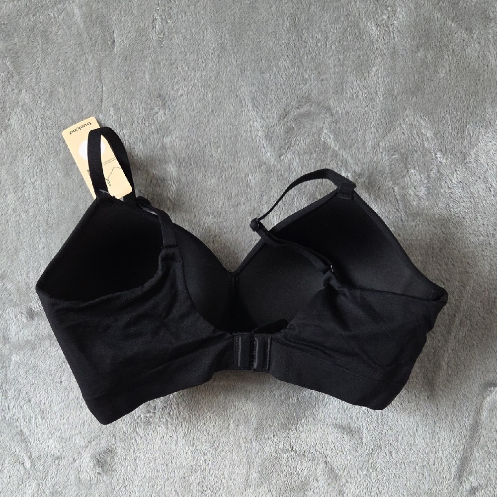 Women's Medium Black Truekind Supportive Comfort Wireless Shaping Bra - Picture 2 of 3